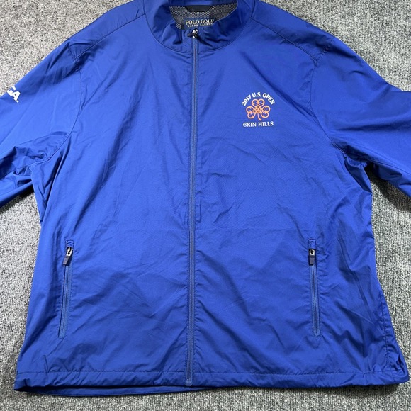 Polo Ralph Lauren Rain Jacket Windbreaker Packable USGA 2017 US Open Erin Hills - Picture 3 of 13